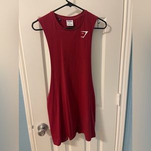 Gymshark React Drop Arm Tank Red